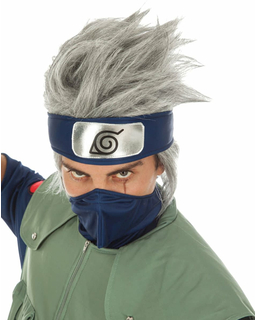  Perruque Kakashi Hatake Naruto adulte, fig. 1 