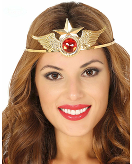  Superhelden Diadem-Kopfschmuck für Damen gold-rot, fig. 1 