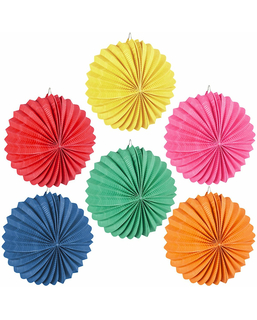  12 Lanternes rondes couleurs assorties 22 cm, fig. 1 