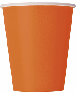  Trinkbecher Tischzubehör Party-Zubehör 14 Stück orange 266 ml, fig. 1 