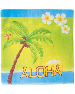  20 Serviettes en papier Aloha 33 x 33 cm, fig. 1 