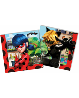  20 Miraculous Ladybug™ Papierservietten 33 x 33cm, fig. 1 