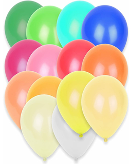  50 Ballons multicolores 30 cm, fig. 1 