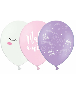  6 Ballons en latex licorne 30 cm, fig. 1 