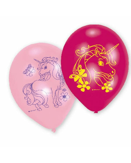  6 Einhorn Ballons Latex, fig. 1 