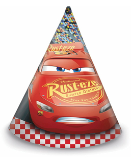  Cars 3™-Partyhüte 6 Stück bunt, fig. 1 