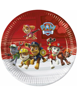  Paw Patrol™-Pappteller Hundestaffel Kindergeburtstag 8 Stück bunt 23cm, fig. 1 