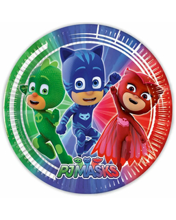  8 Pappteller PJ Masks™ 23 cm, fig. 1 