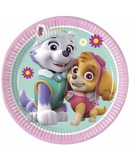  Pappteller-Paw Patrol™ Skye & Everest Tischzubehör 8 Stück bunt 20cm, fig. 1 