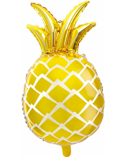  Ananas-Folienballon für Sommerpartys Deko-Element gelb 48 x 67 cm, fig. 1 