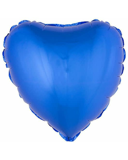  Folienballon Herz blau 45cm, fig. 1 