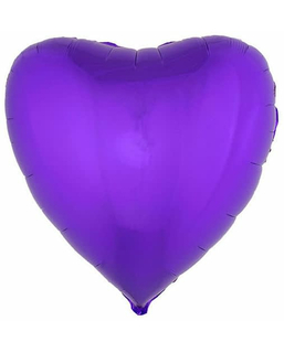  Folienballon Herz violett 45cm, fig. 1 