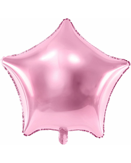  Ballon aluminium étoile rose pastel 48 cm, fig. 1 