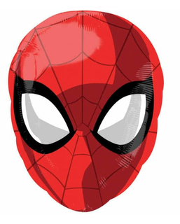  Pallone alluminio Testa di Spiderman ™ 30 x 43 cm, fig. 1 