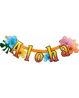  Bannière articulée Aloha Hawaï, fig. 1 