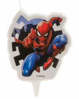  Bougie anniversaire Spiderman 7,5 cm, fig. 1 