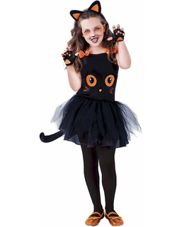  Déguisement petit chat noir avec accessoires fille, fig. 1 