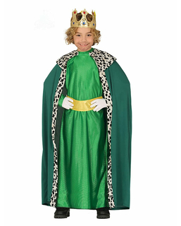  Déguisement Roi Mage vert enfant, fig. 1 