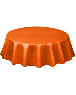  Nappe ronde orange en plastique 213 cm, fig. 1 