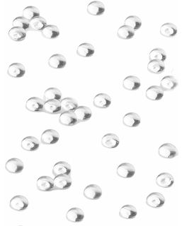  Perles effet goutte de pluie transparentes 80 g, fig. 1 