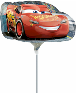  Cars 3™-Luftballon in Autoform Partydeko bunt 33x30 cm, fig. 1 