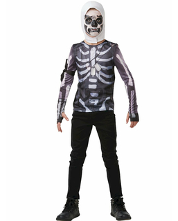  T-shirt et cagoule Skull Trooper Fortnite adolescent, fig. 1 