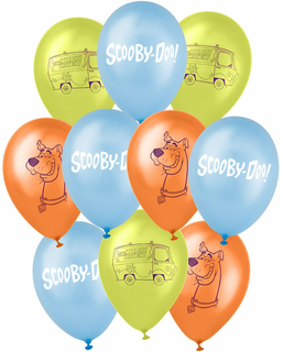  10 Scooby-Doo Latexballons 25 x 32 cm, fig. 1 