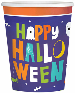  8 Gobelets en carton Halloween friends 250 ml, fig. 1 