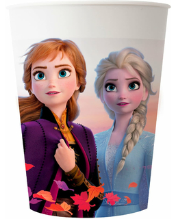  2 Gobelets en plastique réutilisable La Reine des Neiges 230 ml, fig. 1 