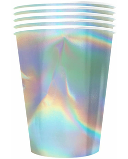  20 Gobelets américains carton recyclable rainbow iridescent 53 cl, fig. 1 