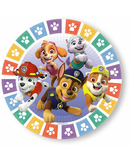  8 Paw Patrol Pappteller 23 cm, fig. 1 