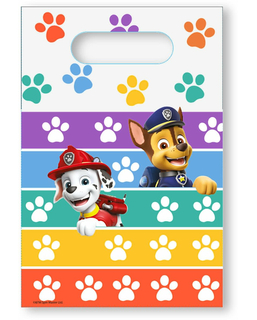  8 Paw Patrol Papierpartytüten 6,25 x 9,25 cm, fig. 1 