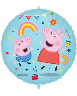  Peppa Wutz™-Aluminium-Ballon Mitbringsel bunt 46 cm, fig. 1 