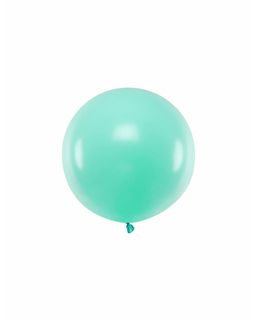  Grosser Luftballon rund Partydeko hellblau 60 cm, fig. 1 