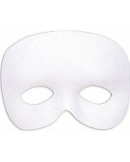  Demi-masque blanc adulte, fig. 1 