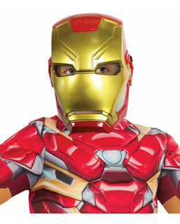  Demi-masque plastique Iron Man enfant, fig. 1 