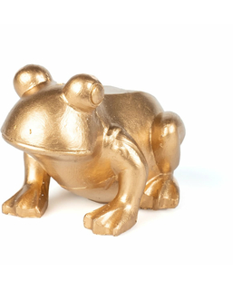  Tischdeko Partydeko Frosch goldfarben 10 cm, fig. 1 