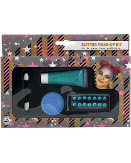  Glitzer Make-up Kit 4-teilig blau, fig. 1 