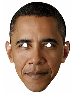  Masque carton Barack Obama, fig. 1 