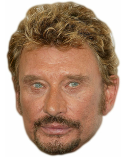  Masque en carton johnny Halliday, fig. 1 