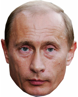  Erwachsene Wladimir Putin-Maske aus Pappe, fig. 1 