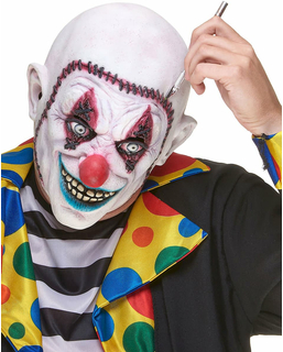  Masque latex clown crâne recousu adulte, fig. 1 