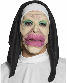  Masque latex humoristique religieuse adulte, fig. 1 