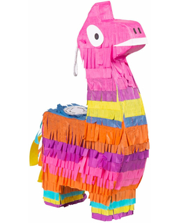  Lama-Piñata Kinder-Geburtstagsdeko bunt 23x13 cm, fig. 1 