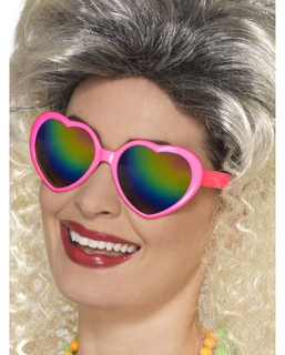  Herz Spaßbrille mit bunten Gläsern für Damen, fig. 1 