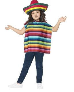  Poncho e sombrero messicano da bambini, fig. 1 