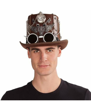  Chapeau My Other Me Steampunk Marron, fig. 1 