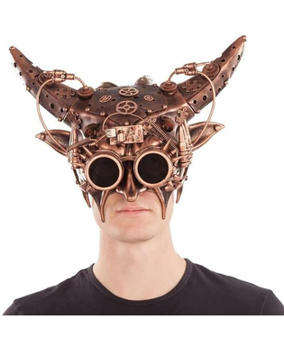  Masque My Other Me Steampunk Cornes, fig. 1 