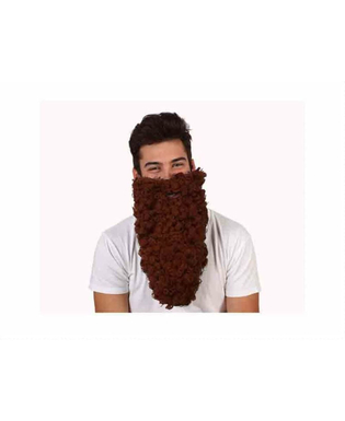  Zubehör für Verkleidung Curly Braun Bart/Schnurrbart, fig. 1 