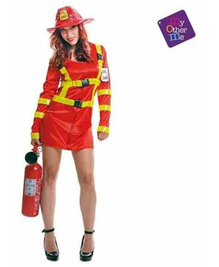  Verkleidung für Erwachsene Sexy Feuerwehrfrau, fig. 1 